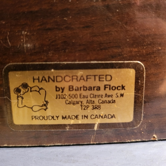 Handcrafted "You may touch the dust..but please don't write in it" Sign~Canada - Picture 3 of 3